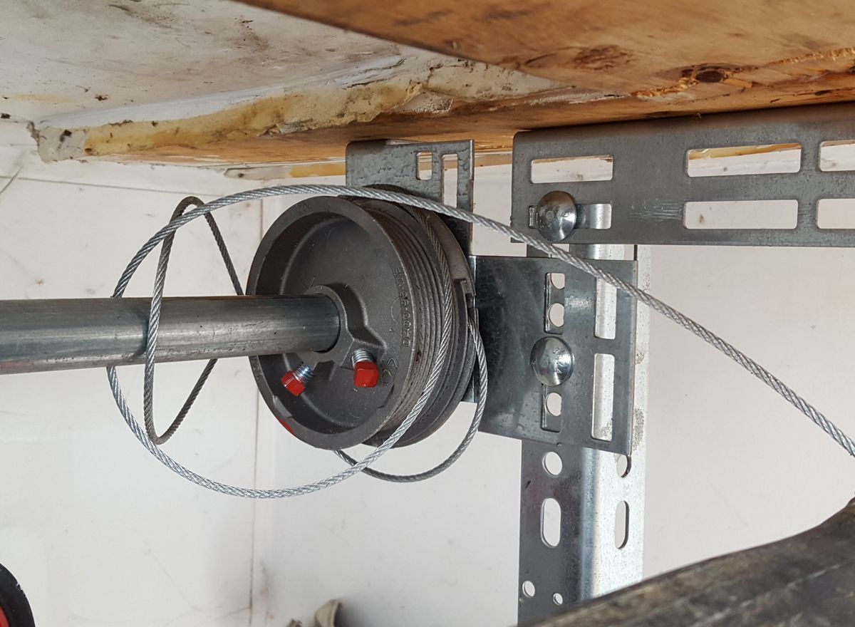 Emergency garage door service technician