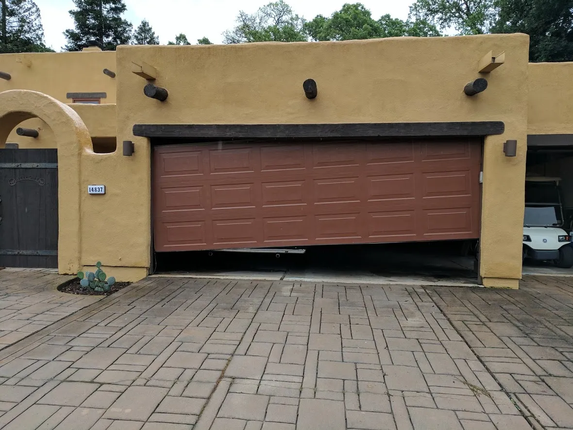 Garage door off track emergency service